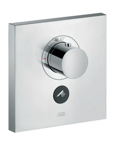 Термостат на 1 споживач Axor ShowerSelect Highflow square прихованого монтажу, хром 36716000