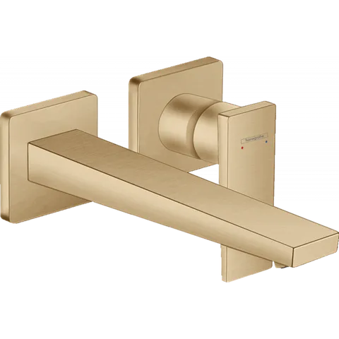 Змішувач Metropol для умивальника зі стіни прихованого монтажу 225 мм, Brushed Bronze (32526140)