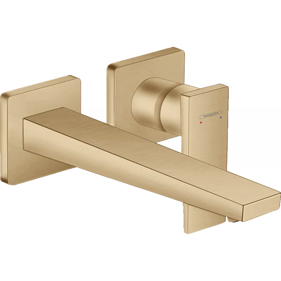 Змішувач Metropol для умивальника зі стіни прихованого монтажу 225 мм, Brushed Bronze (32526140)