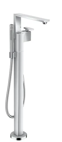 Змішувач Axor Edge для ванни підлоговий Diamond Cut, Chrome 46441000