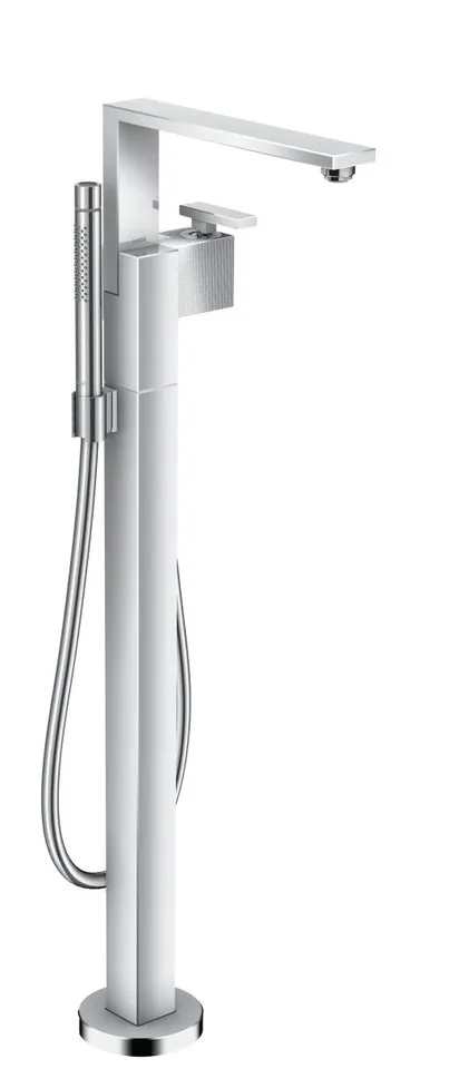 Змішувач Axor Edge для ванни підлоговий Diamond Cut, Chrome 46441000