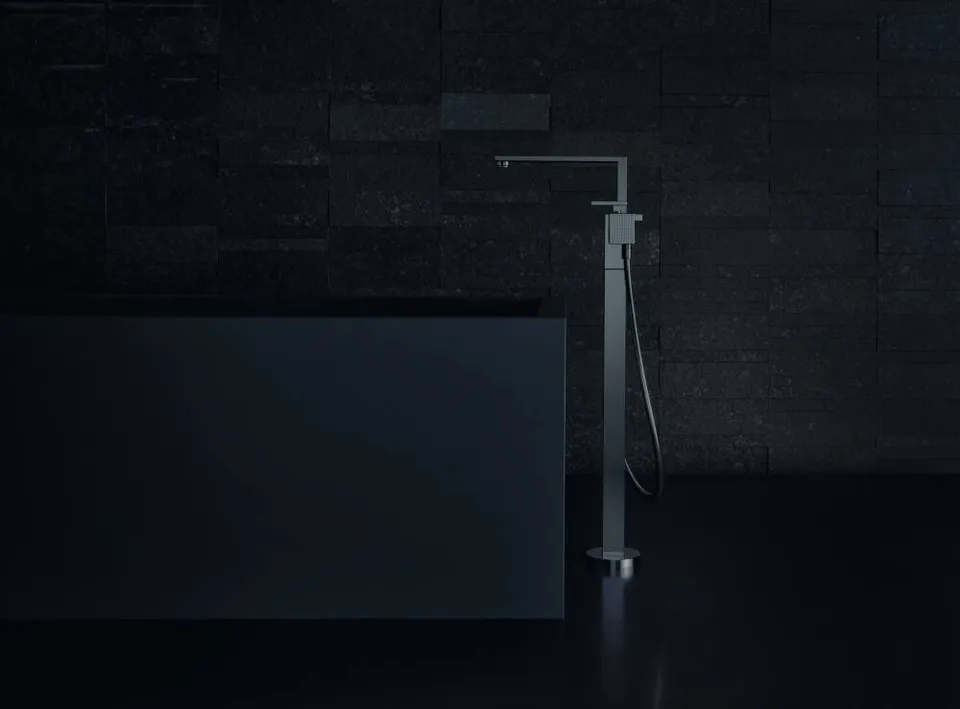Змішувач Axor Edge для ванни підлоговий Diamond Cut, Chrome 46441000 — фото 2