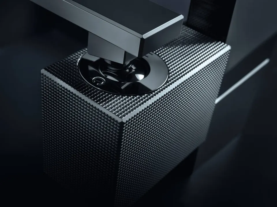 Змішувач Axor Edge 190 для умивальника з боковою ручкою Diamond Cut, Chrome 46021000 — фото 6