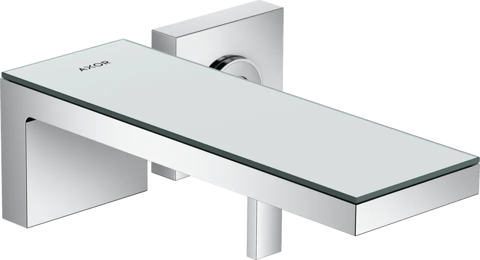 Змішувач Axor MyEdition 221 для умивальника зі стіни, Chrome/Mirror Glass (47060000)