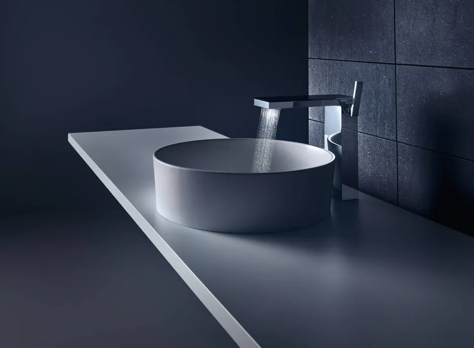 Змішувач Axor MyEdition 230 для умивальника, Chrome/Black Glass 47020600 — фото 3