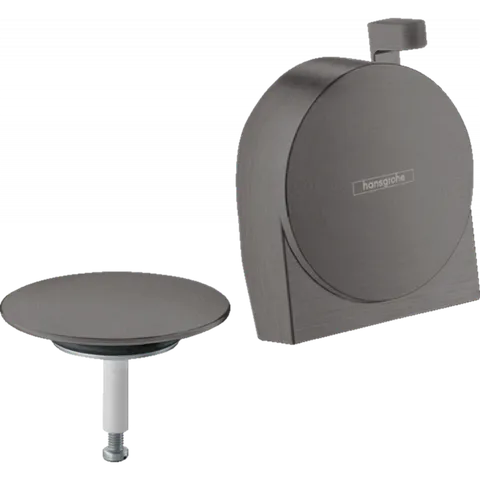 Зовнішня частина Exafill S до сифона на ванну з наповненням, Brushed Black Chrome (58117340)