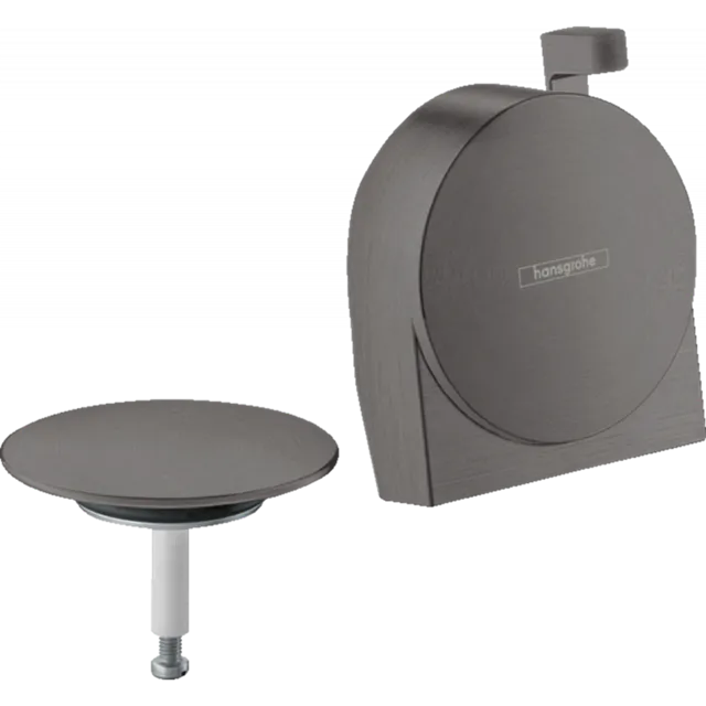 Зовнішня частина Exafill S до сифона на ванну з наповненням, Brushed Black Chrome (58117340)