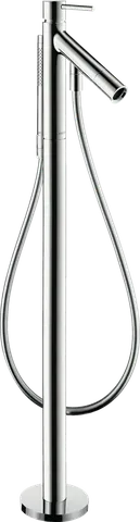 Змішувач Axor Starck для ванни підлоговий, ручка Pin, Chrome 10456000