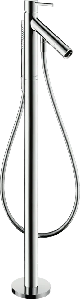 Змішувач Axor Starck для ванни підлоговий, ручка Pin, Chrome 10456000