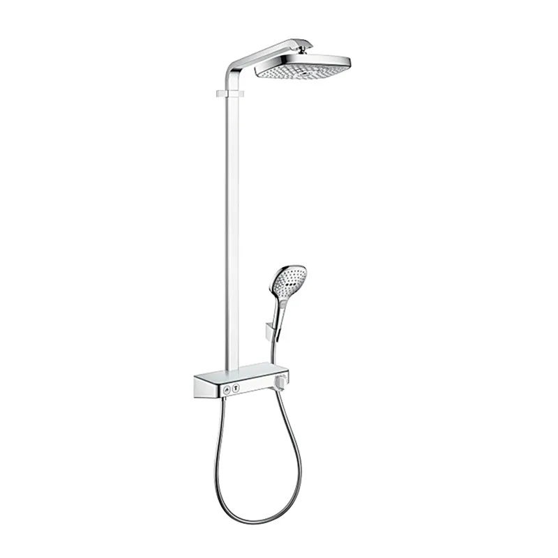 Душова система Raindance Select E 300 2Jet з термостатом ShowerTablet, White/Chrome (27126400)