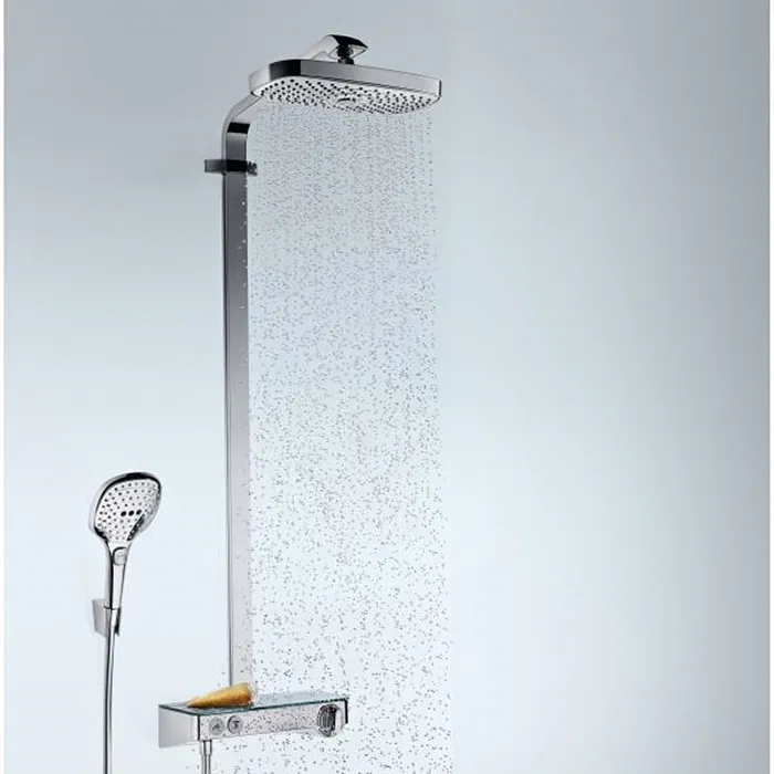 Душова система Raindance Select E 300 2Jet з термостатом ShowerTablet, White/Chrome (27126400) — фото 2