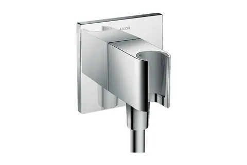 Шлангове під'єднання AXOR Fixfit Porter Square з тримачем, Chrome (36734000)