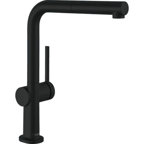 Змішувач Talis M54 270 1jet кухонний ECO з витяжним виливом Matt Black (72845670)