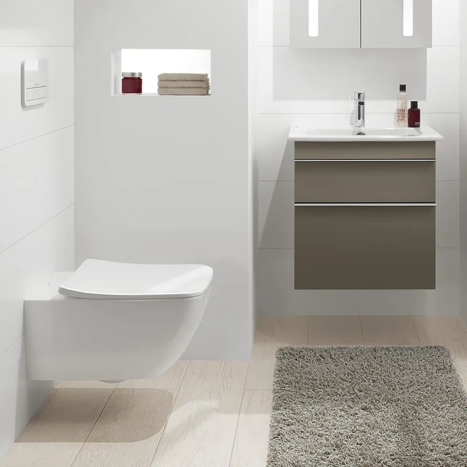 VENTICELLO Унітаз підвісний Rimless 56 см + сидіння Slim 9M79S101 (4611RS01) — фото 4