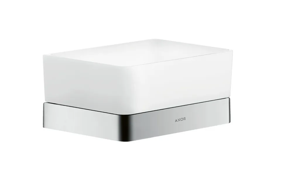 Поличка скляна для душу Axor Universal 150х70 мм, Chrome 42802000
