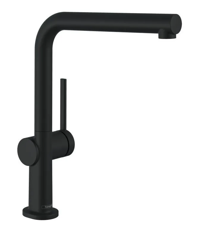 Змішувач Talis 270 1jet кухонний з витяжним виливом Sbox (72809670) Black Matt