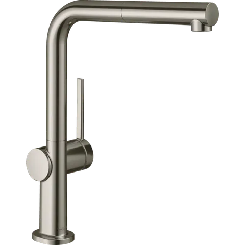 Змішувач Talis M54 270 1jet кухонний з витяжним виливом (72808800) Stainless Steel