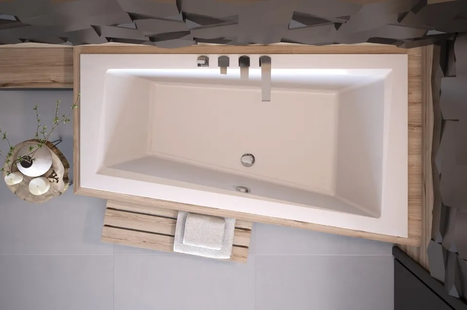 Ванна акрилова INTIMA SLIM 150х85 Права (соло) без ніг — фото 2