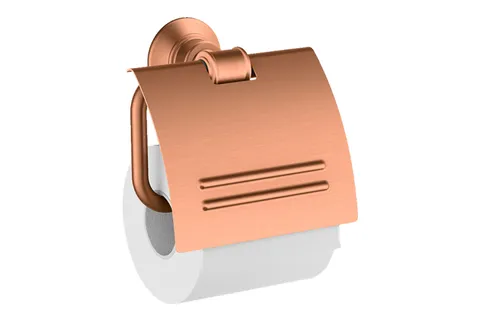 Тримач туалетного паперу настінний з кришкою Axor Montreux Brushed Bronze 42036140