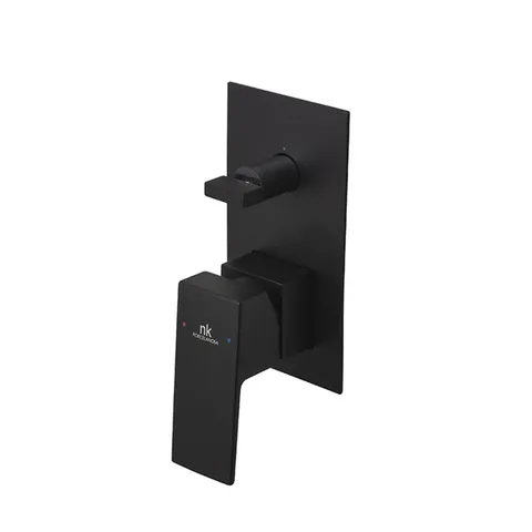SQUARE, Зовнішня частина змішувача для ванни/душу прихованого монтажу, чорний (100266788)