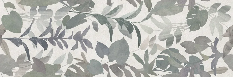 DECORADO VIENA R120 WHITE 40х120 декор (плитка настінна)