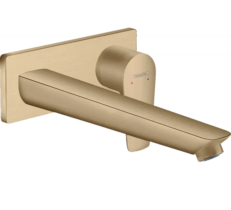 Змішувач Talis E для умивальника зі стіни прихованого монтажу 225 мм, Brushed Bronze (71734140)