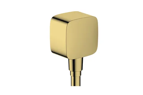 Шлангове під'єднання FixFit E зі зворотнім клапаном, Polished Gold Optic (26457990)