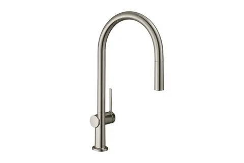 Змішувач Talis 210 1jet кухонний з витяжним виливом, Stainless Steel (72802800)