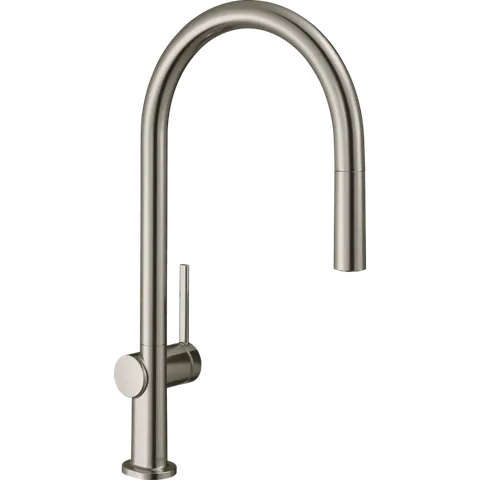 Змішувач Talis 210 1jet кухонний з витяжним виливом Sbox, Stainless Steel (72803800)