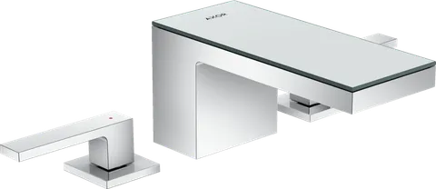 Змішувач Axor MyEdition 70 для умивальника на 3 отвори Chrome/Mirror Glass (47050000)
