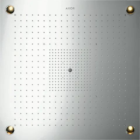 Верхній душ Axor ShowerHeaven 970х970 3jet з підсвіткою 2700 К, Stainless Steel Optic (10623800)
