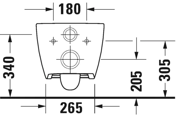VIU Унітаз підвісний Rimless 57х37 см з кріпленням (2511092000) HygieneGlaze — фото 4