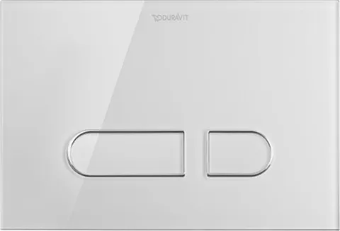 Кнопка змиву A1 для унітазу, скло біле (WD5002012000)