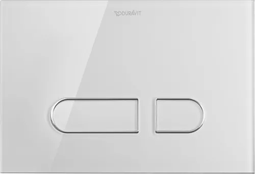 Кнопка змиву A1 для унітазу, скло біле (WD5002012000)