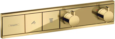 Термостат прихованого монтажу RainSelect на 2 клавіші, Polished Gold Optic (15380990)