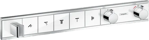 Термостат прихованого монтажу RainSelect на 5 клавіш White/Chrome (15358400)