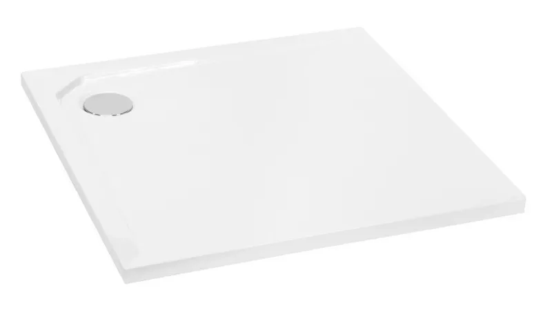 Піддон квадратний ACRO UltraSlim 90х90x2/3.5 білий — фото 3
