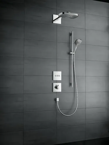 Верхній душ Raindance Select E 300 3jet з тримачем, White/Chrome (26468400) — фото 4
