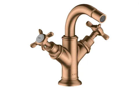 Змішувач Axor Montreux для біде двохвентильний Cross 16520140 Brushed Bronze