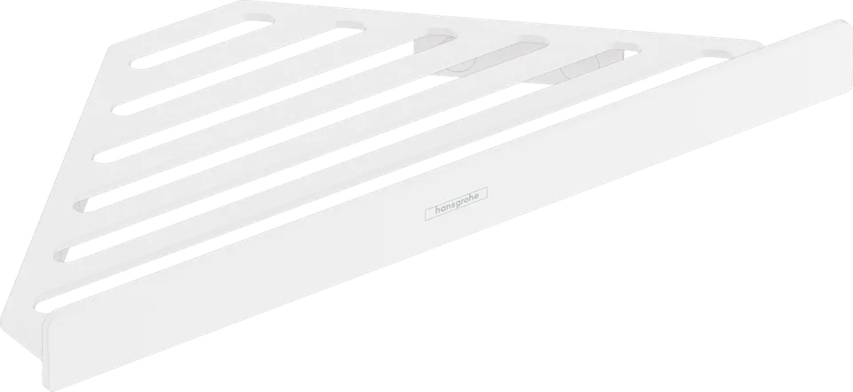 AddStoris Поличка кутова 14.8 х14.8 x 30.5 см, Matt White (41741700)