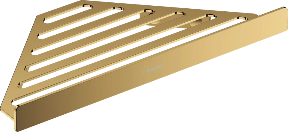 AddStoris Поличка кутова 14.8 х14.8 x 30.5 см, Polished Gold Optic (41741990)