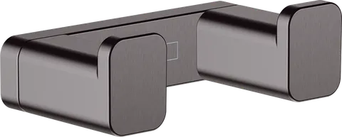 AddStoris Гачок подвійний 3.6 х1.6 x 6.6 см, Brushed Black Chrome (41755340)