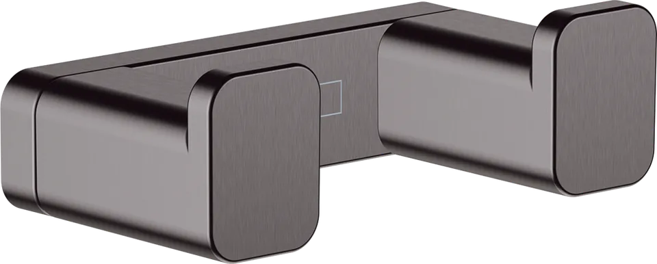 AddStoris Гачок подвійний 3.6 х1.6 x 6.6 см, Brushed Black Chrome (41755340)