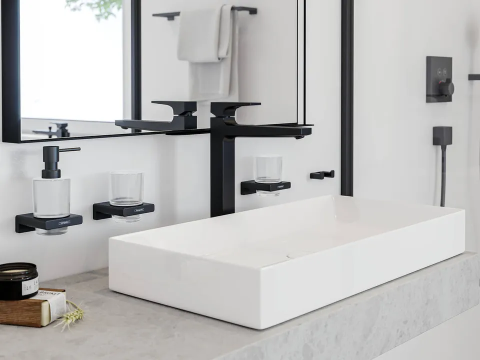 AddStoris Гачок подвійний 3.6 х1.6 x 6.6 см, Brushed Black Chrome (41755340) — фото 5