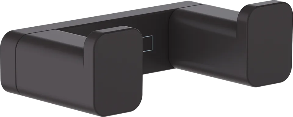 AddStoris Гачок подвійний 3.6 х1.6 x 6.6 см, Matt Black (41755670)