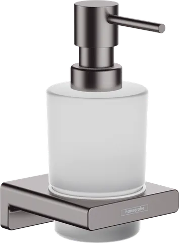 AddStoris Дозатор підвісний для рідкого мила Brushed Black Chrome/скло (41745340)