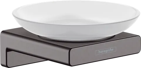 AddStoris Мильниця підвісна Brushed Black Chrome/скло (41746340)
