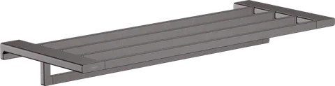 AddStoris Поличка для рушників із тримачем 63.0/64.8 x 24.8 см, Brushed Black Chrome (41751340)