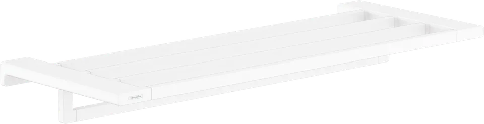 AddStoris Поличка для рушників із тримачем 63.0/64.8 x 24.8 см, Matt White (41751700)