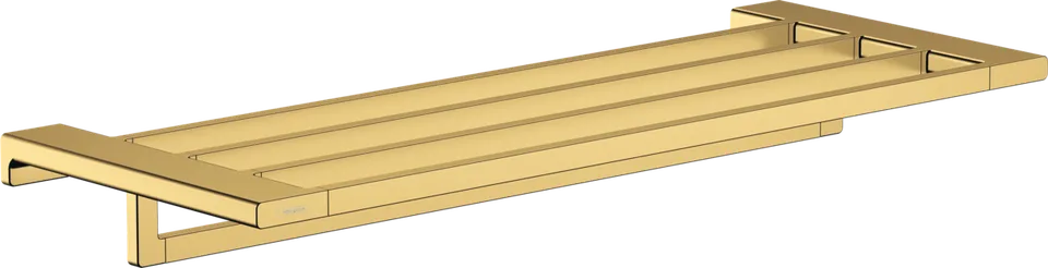AddStoris Поличка для рушників із тримачем 63.0/64.8 x 24.8 см, Polished Gold Optic (41751990)
